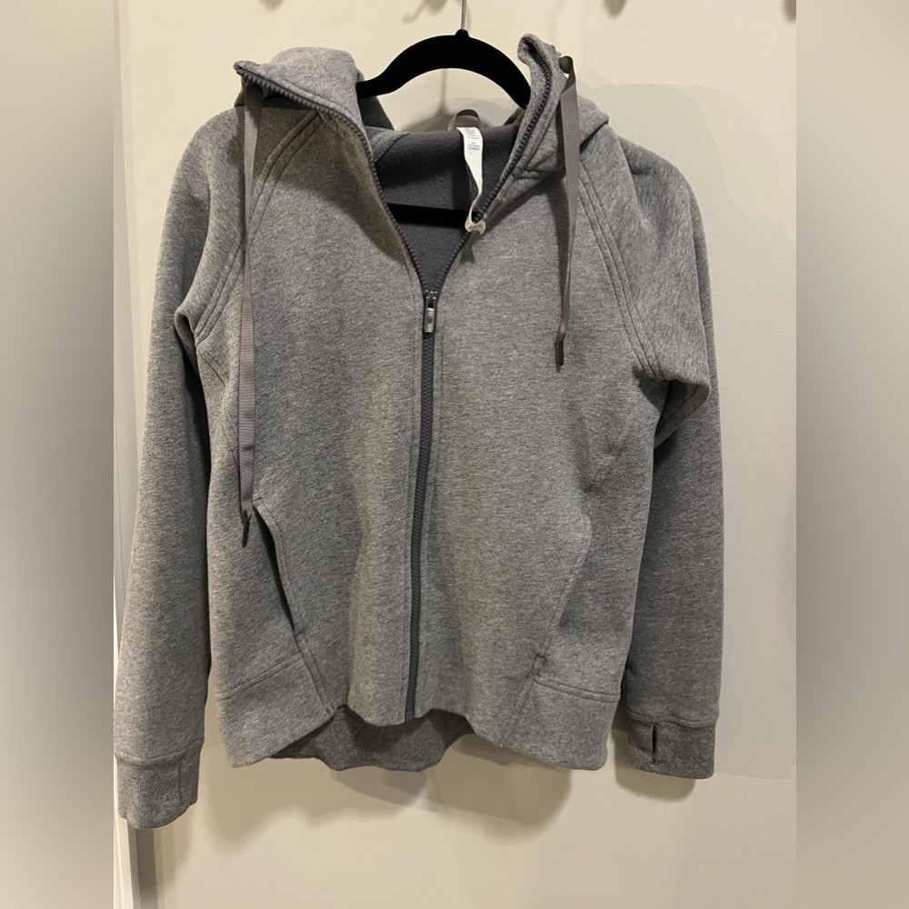 Lululemon Scuba Full Zip Hoodie in grey